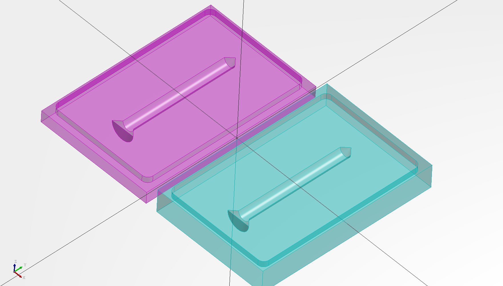 DeclaraCAD split shape mold